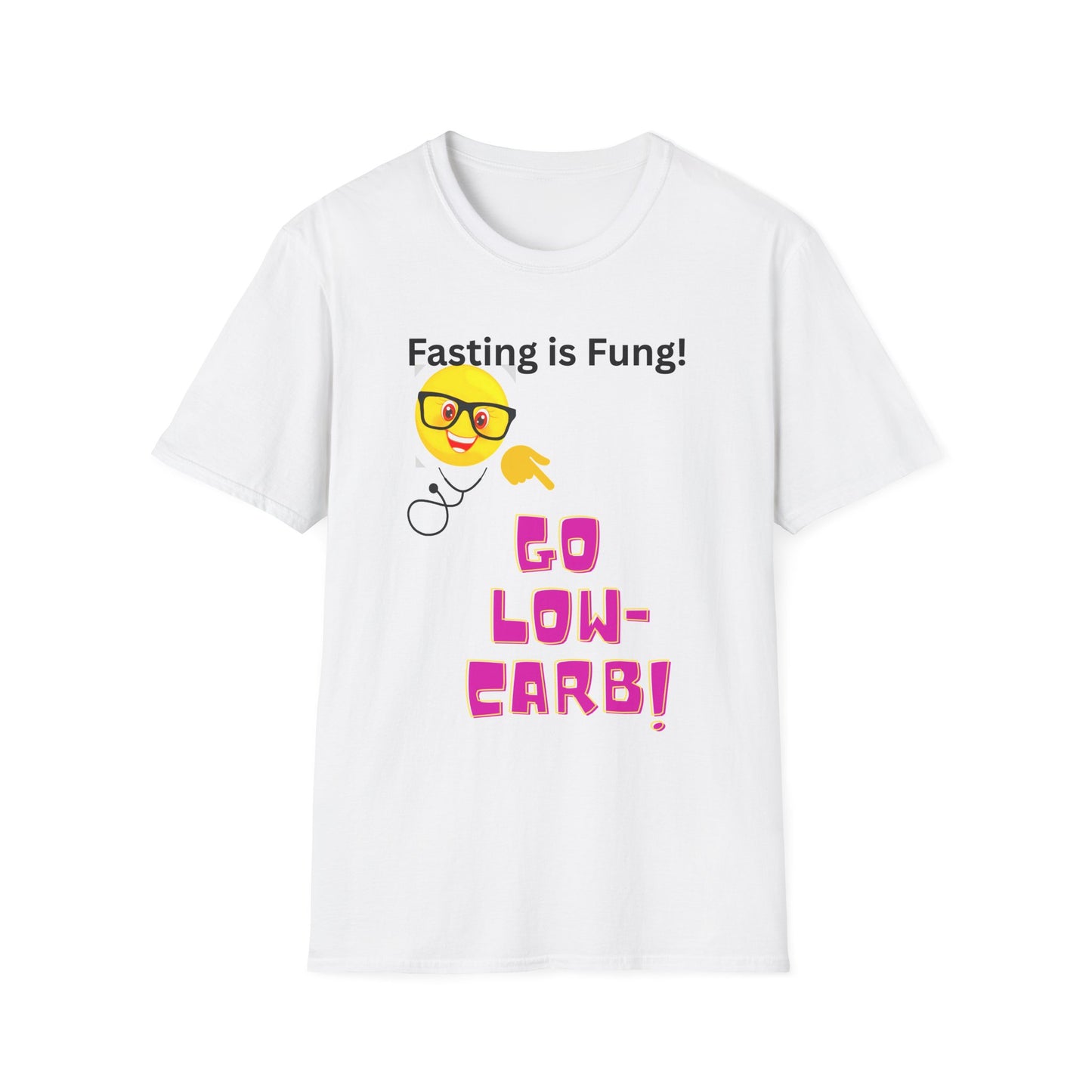 Fasting Motivation T-Shirt for Fun Health Enthusiasts | Ideal Gift for Dieters, Weight Watchers, Exercise Lovers, Fitness Goals, Motivation