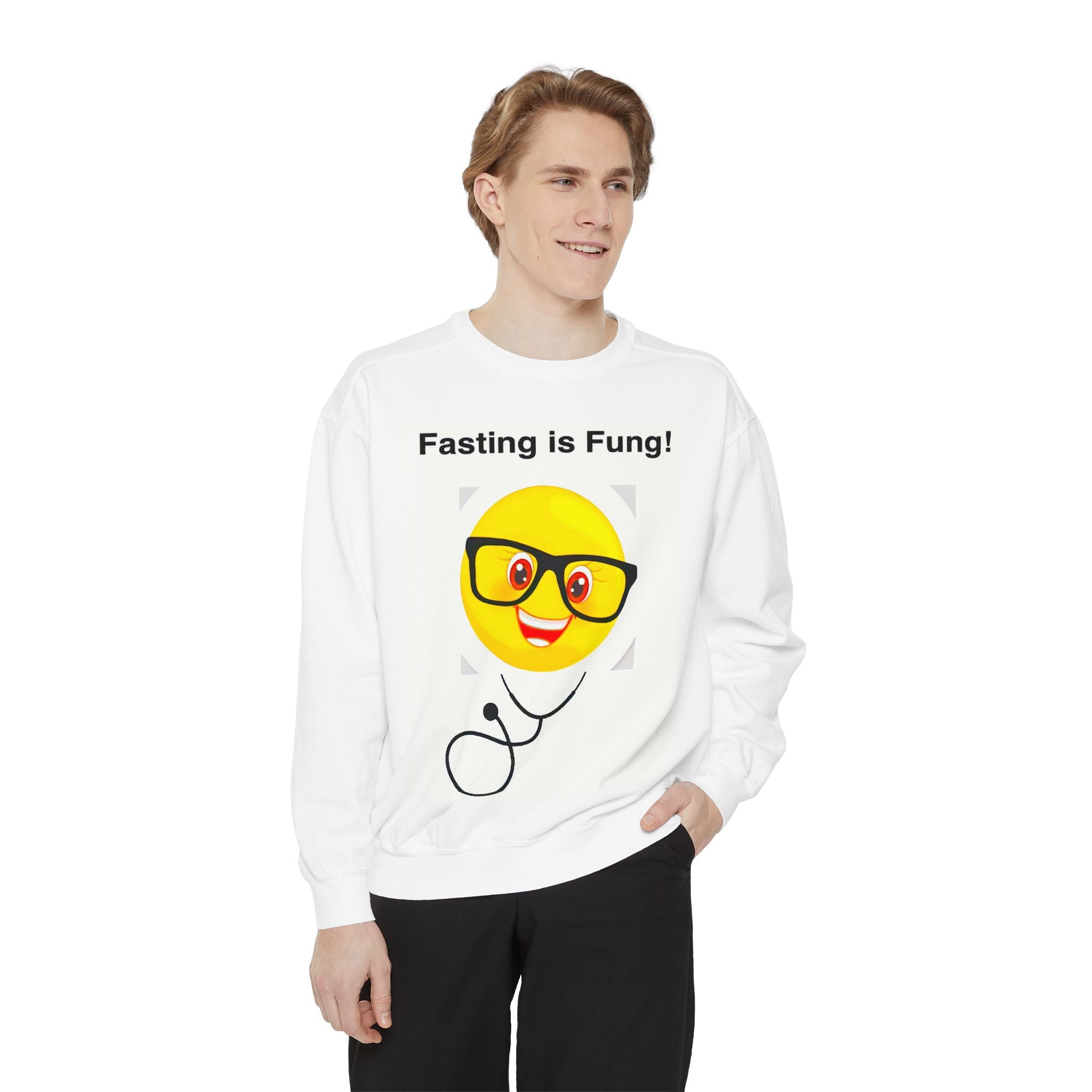 Fasting Motivation -Unisex Garment-Dyed Sweatshirt