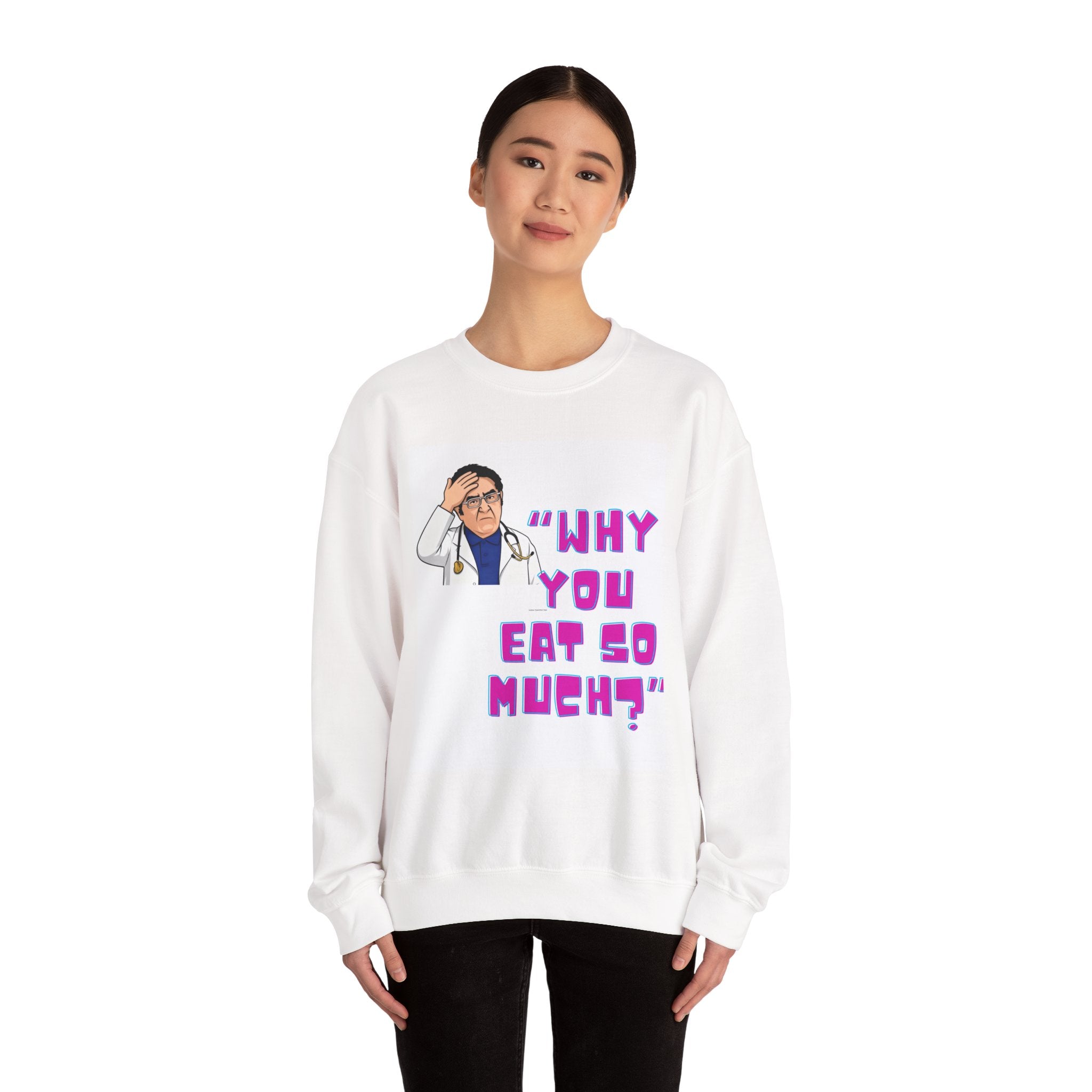 Weight Loss Motivation Humorous Crewneck Sweatshirt - Perfect for Friends, Gift, Funny Quote, Unisex Apparel, Casual Wear
