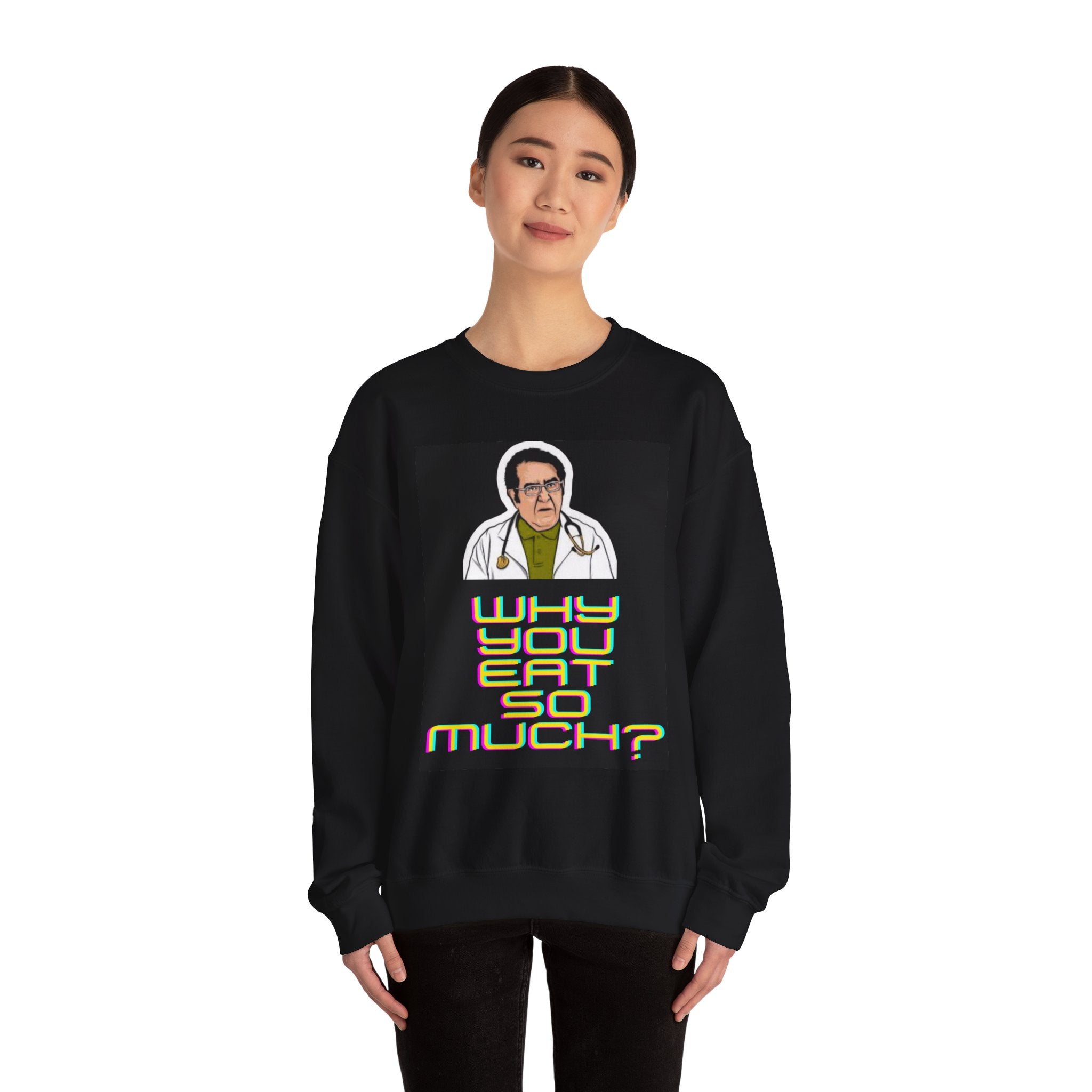 Weight Loss Motivation Crewneck Sweatshirt, Humor Gift for Friends, Casual Wear, Gift for Food Lovers, Cozy Sweatshirt for Everyday Use